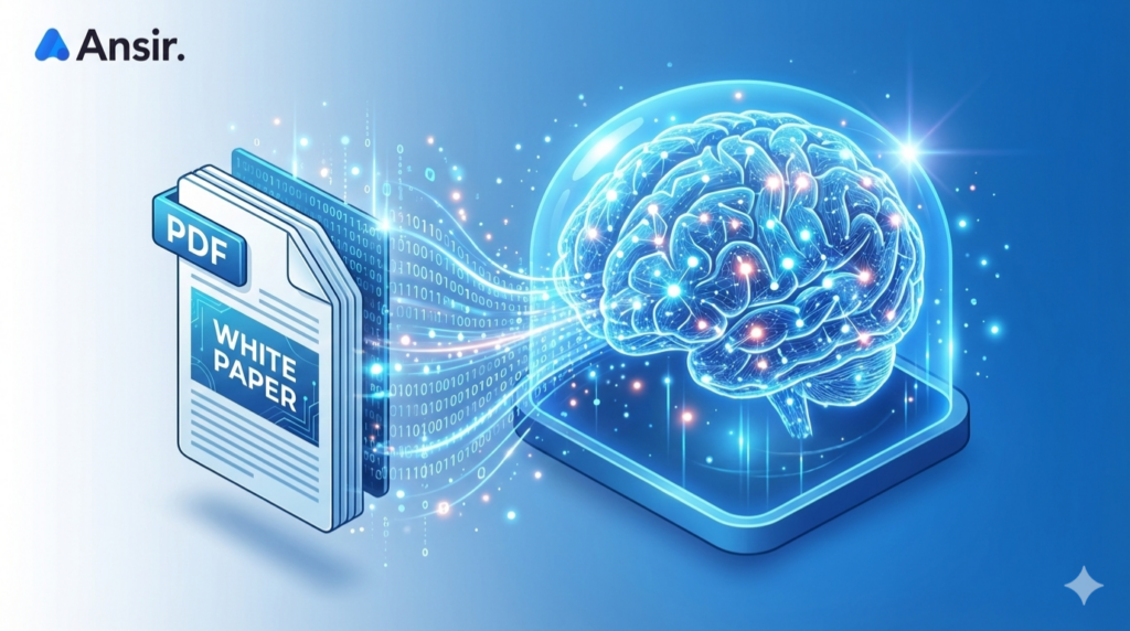 기업의 백서(White Paper)와 기술 문서를 AI가 학습하기 좋은 데이터 구조로 변환하여 신뢰도 높은 답변 근거로 활용하는 과정