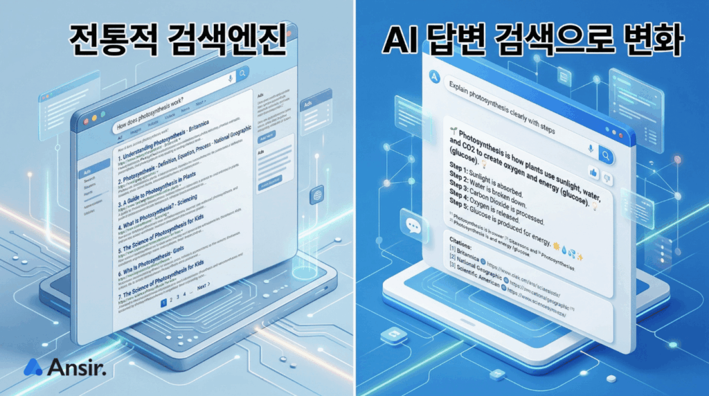 다양한 AI 모델들이 브랜드 웹사이트 데이터를 수집하고 있는 데이터 본진 이미지